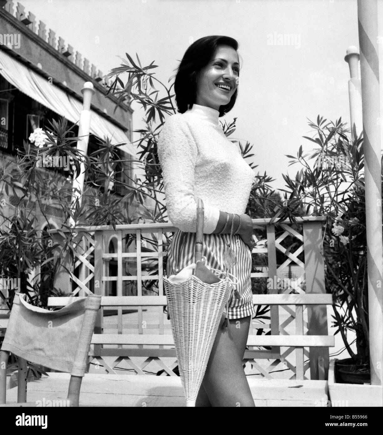 Venice Film Festival 1953. Italian actress Teresa Pellati. August 1953 D5369-012 Stock Photo