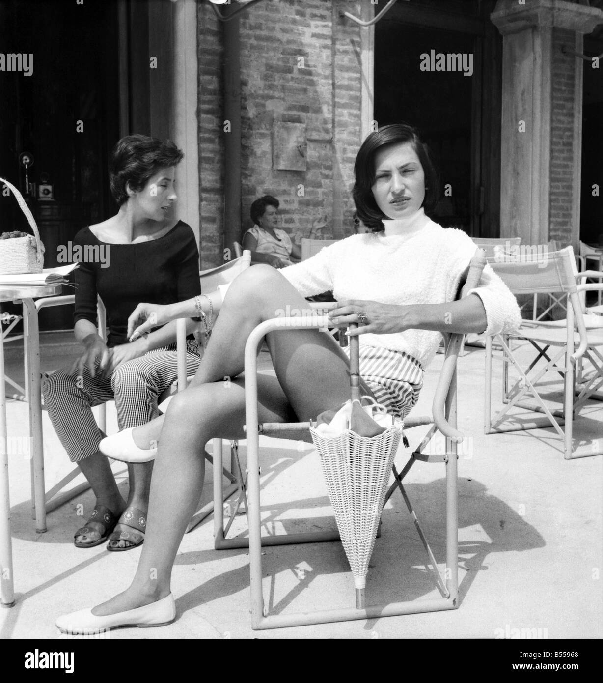 Venice Film Festival 1953. Italian actress Teresa Pellati. August 1953 D5369-015 Stock Photo