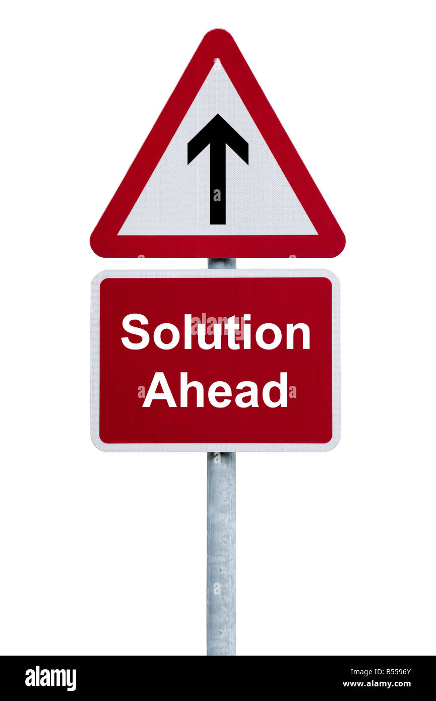 Solution ahead hi-res stock photography and images - Alamy