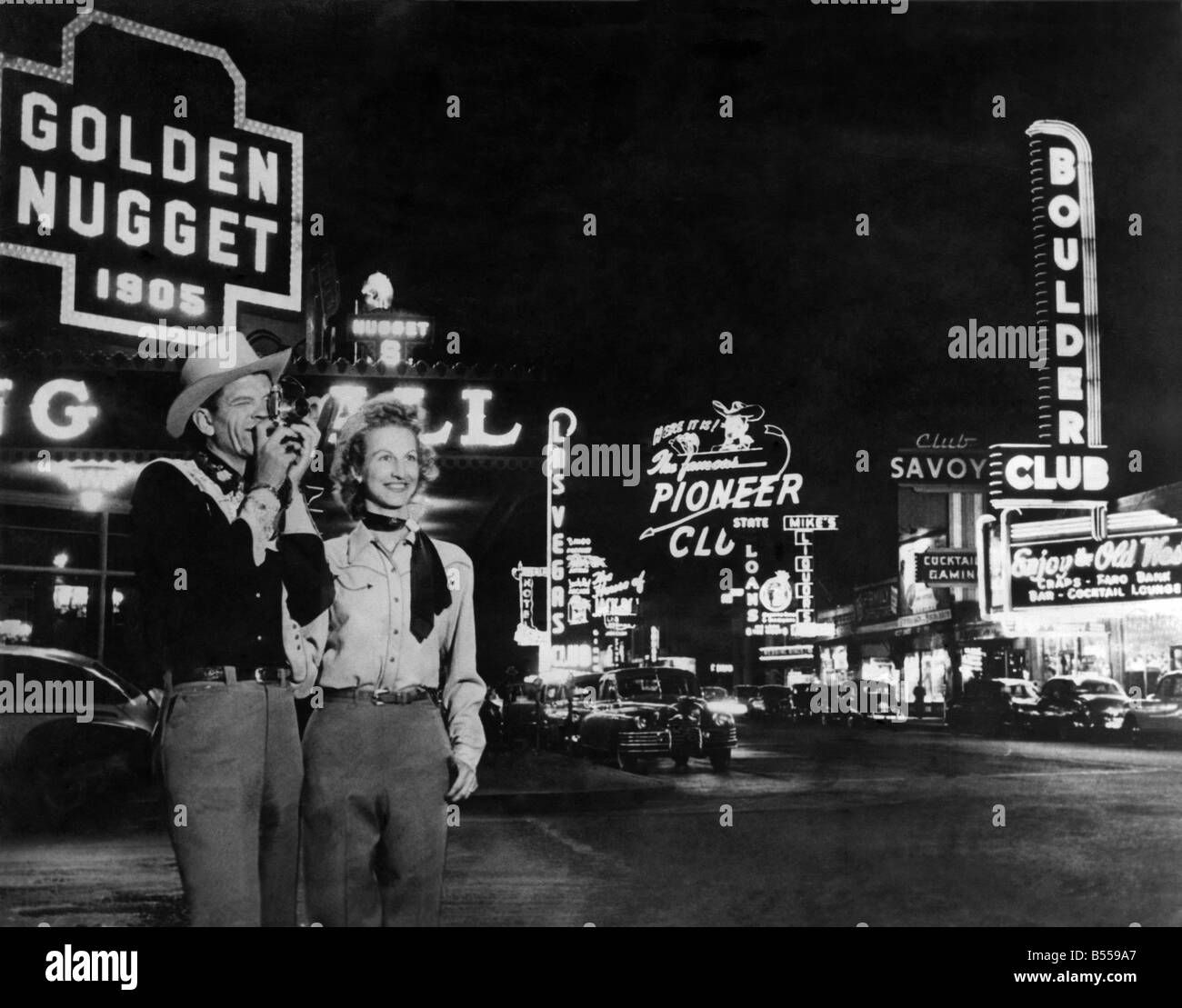 Las Vegas. March 1960 P011326 Stock Photo