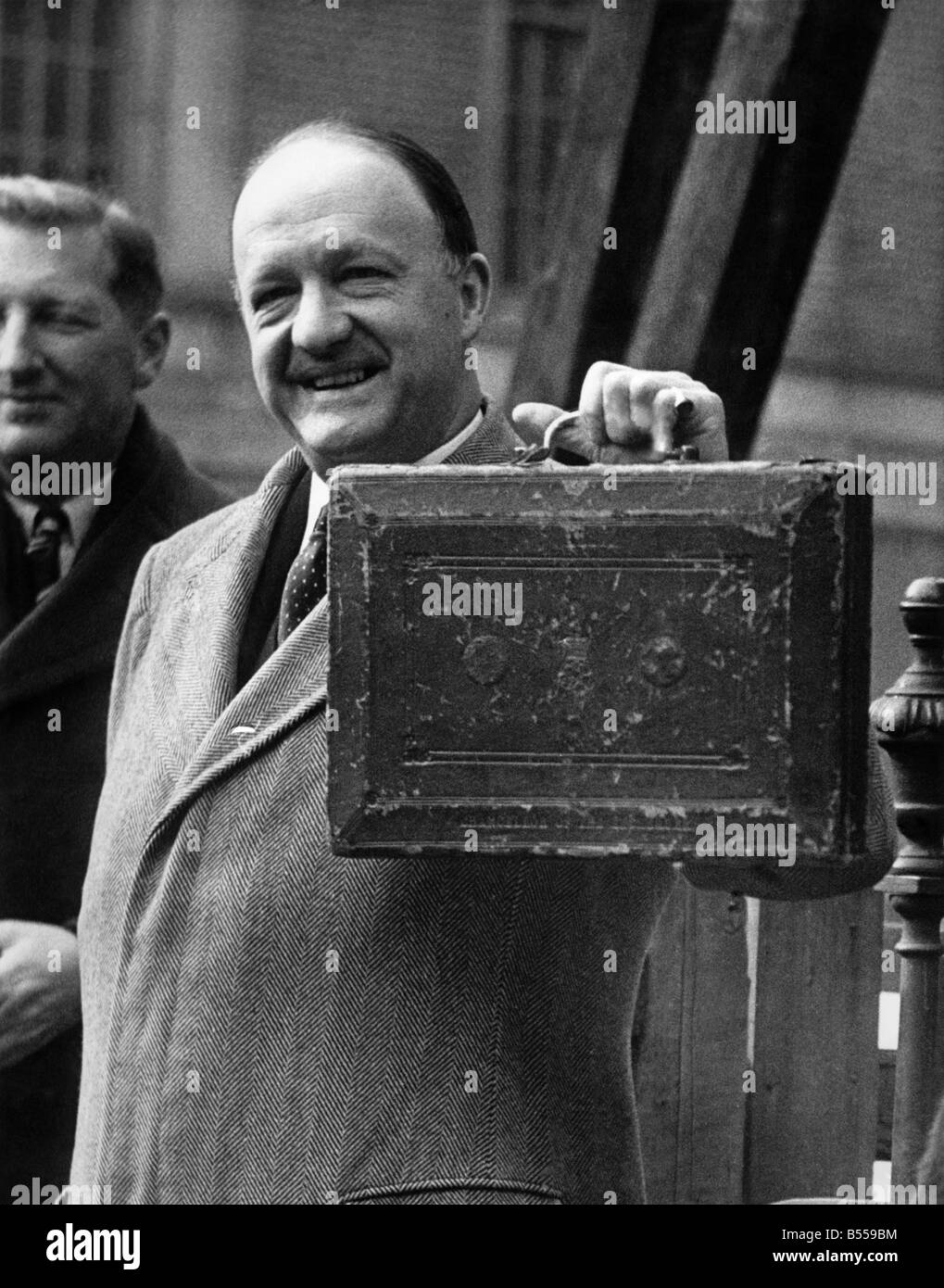 Ra Butler Mr. R.A. Butler, Chancellor of the Exchequer leaving his London ...