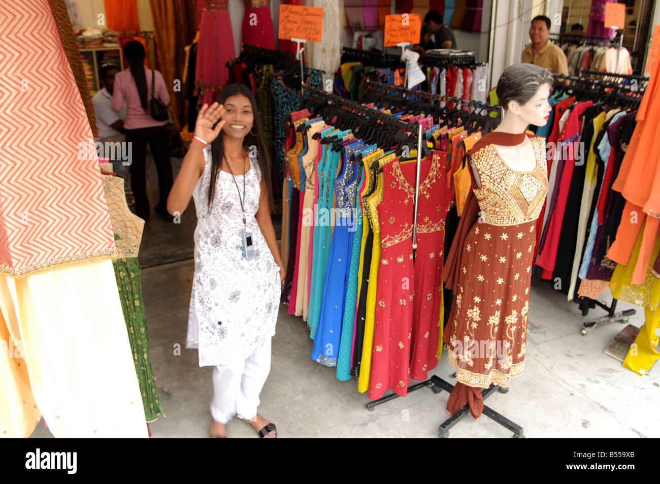 indian shop johor bahru malaysia Stock Photo Alamy