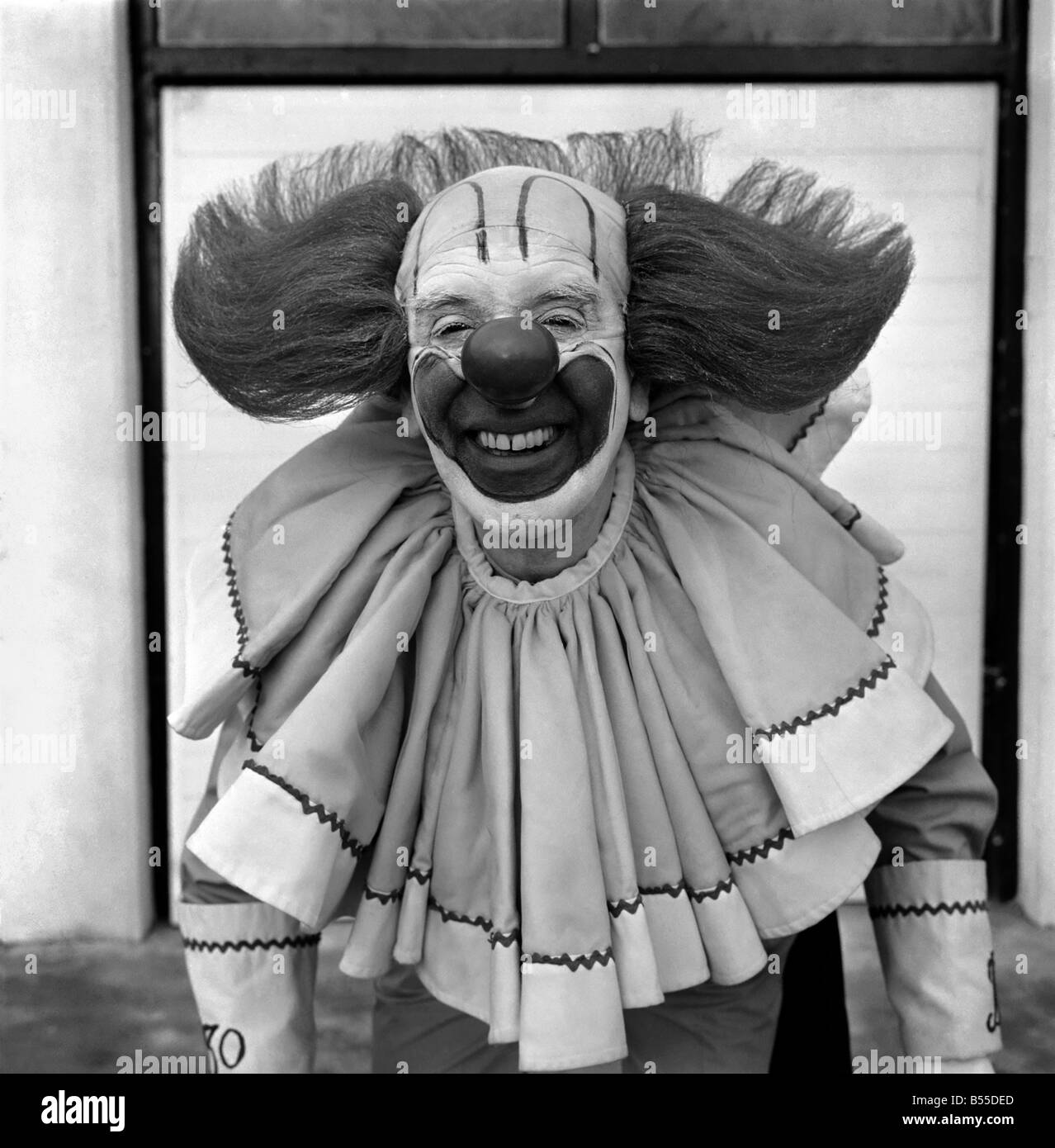 Max King as Bozo the clown as shown on American television. December 1969 Z12545 Stock Photo