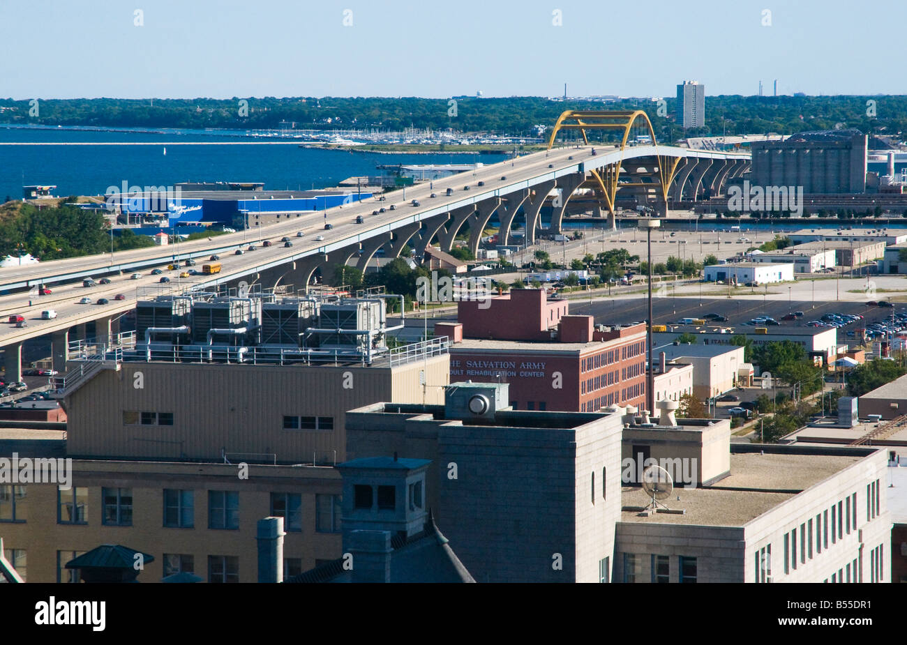 Milwaukee, Wisconsin Lakefront Stock Photo Alamy