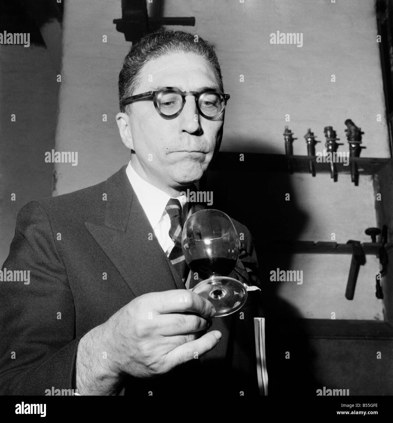 Henri De Villaine, owner of the Domain de la Romance Conti, near the