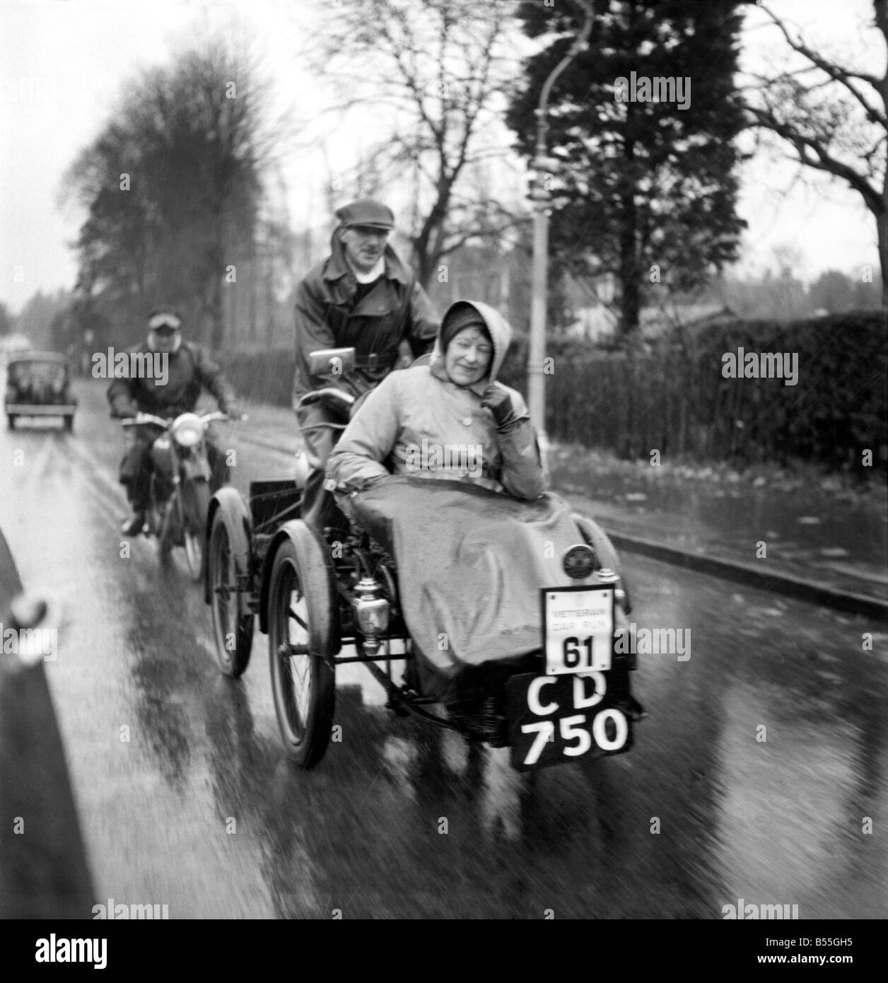 Cars taken part in the London to Brighton Veteran car race. November