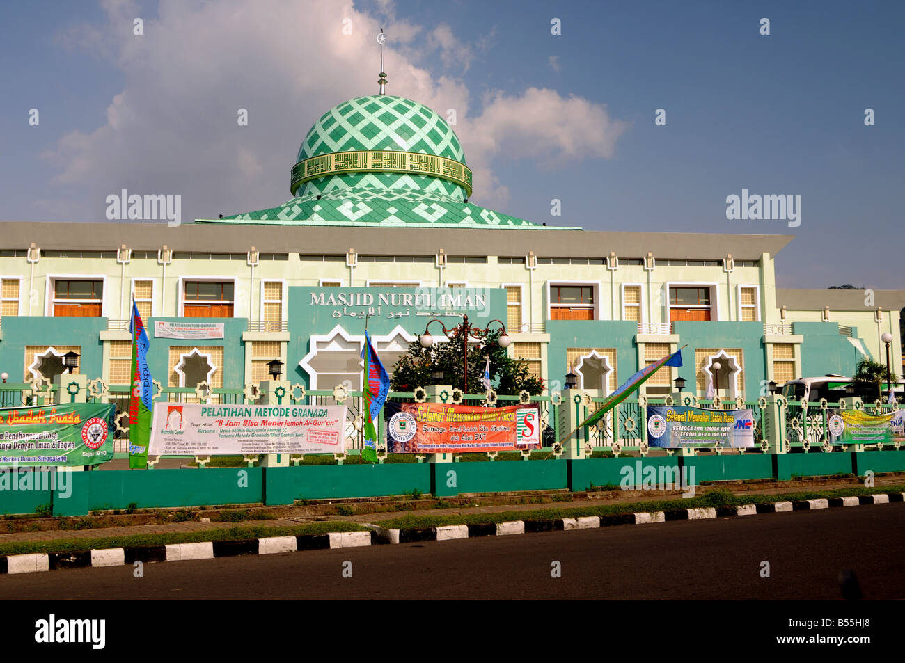 mosque in padang sumatra indonesia Stock Photo