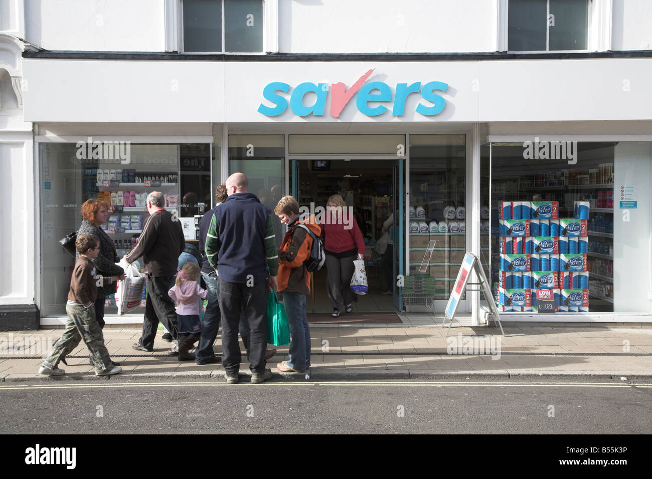Savers discount shop Felixstowe Suffolk England Stock Photo