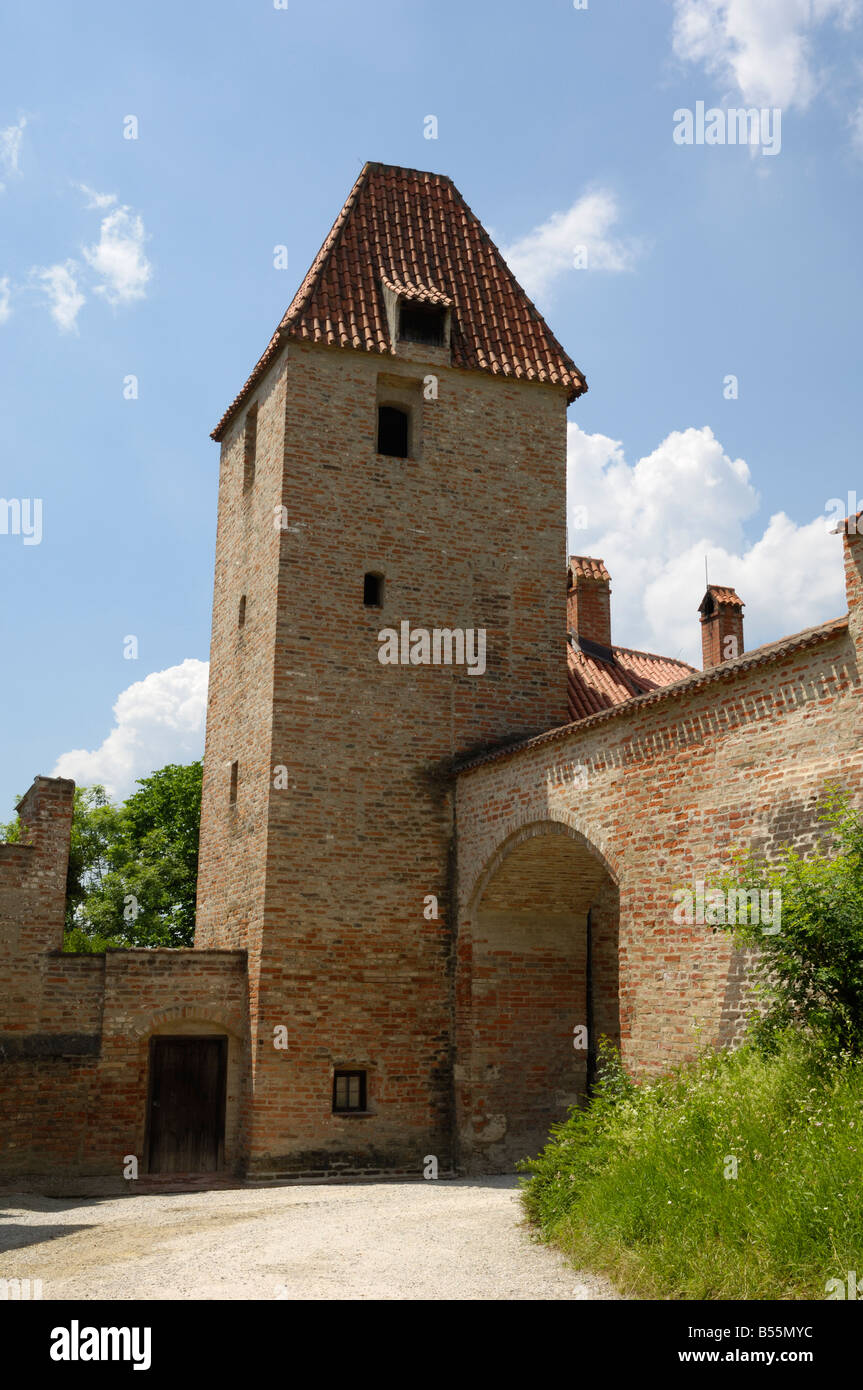 Castle Burg Trausnitz, Landshut, Bavaria, Germany Stock Photo