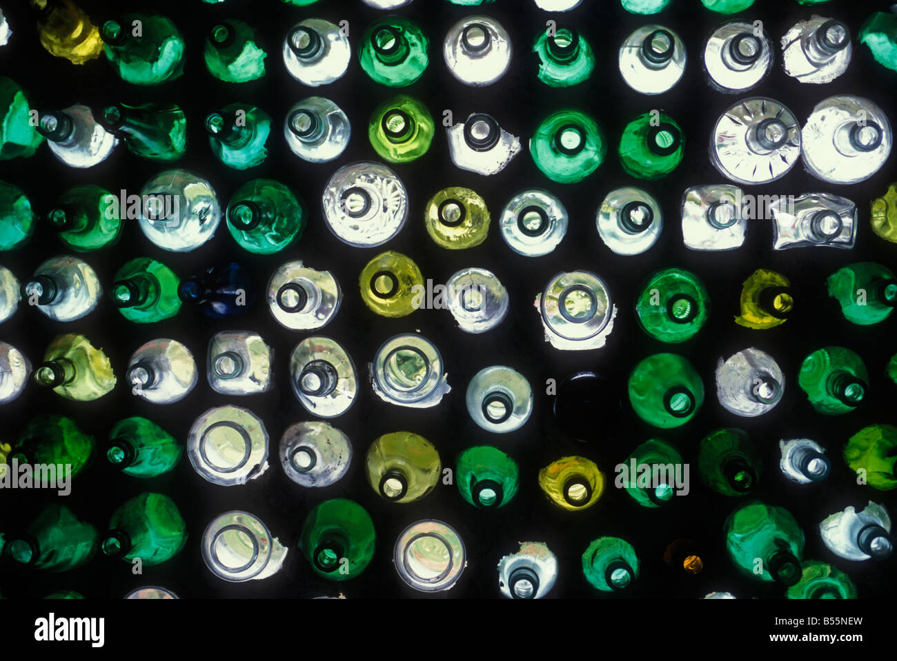 Bottle houses CapEgmont Prince Edward Island Stock Photo Alamy