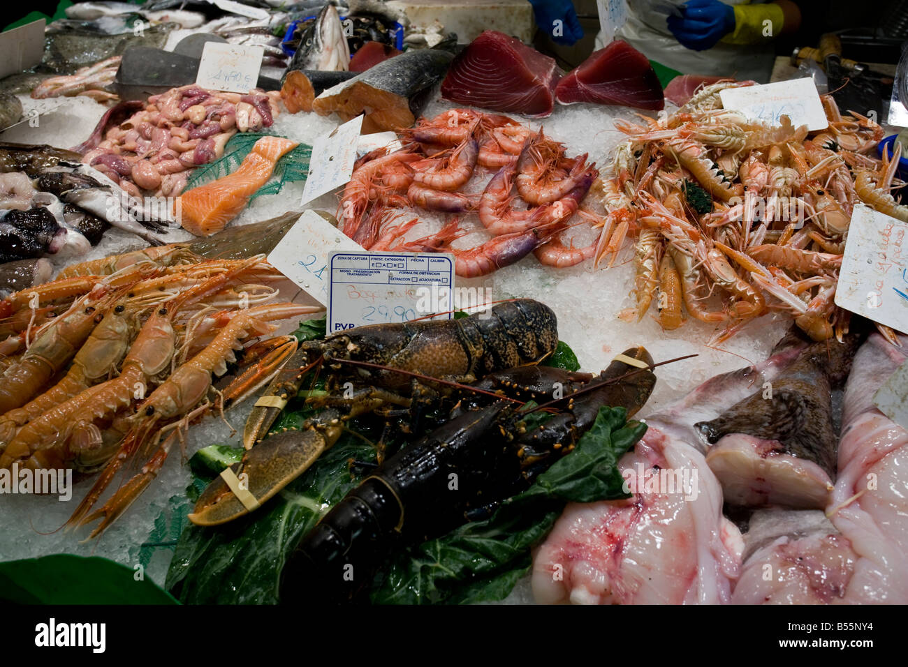 Crab lobster prawns mussels hires stock photography and images Alamy