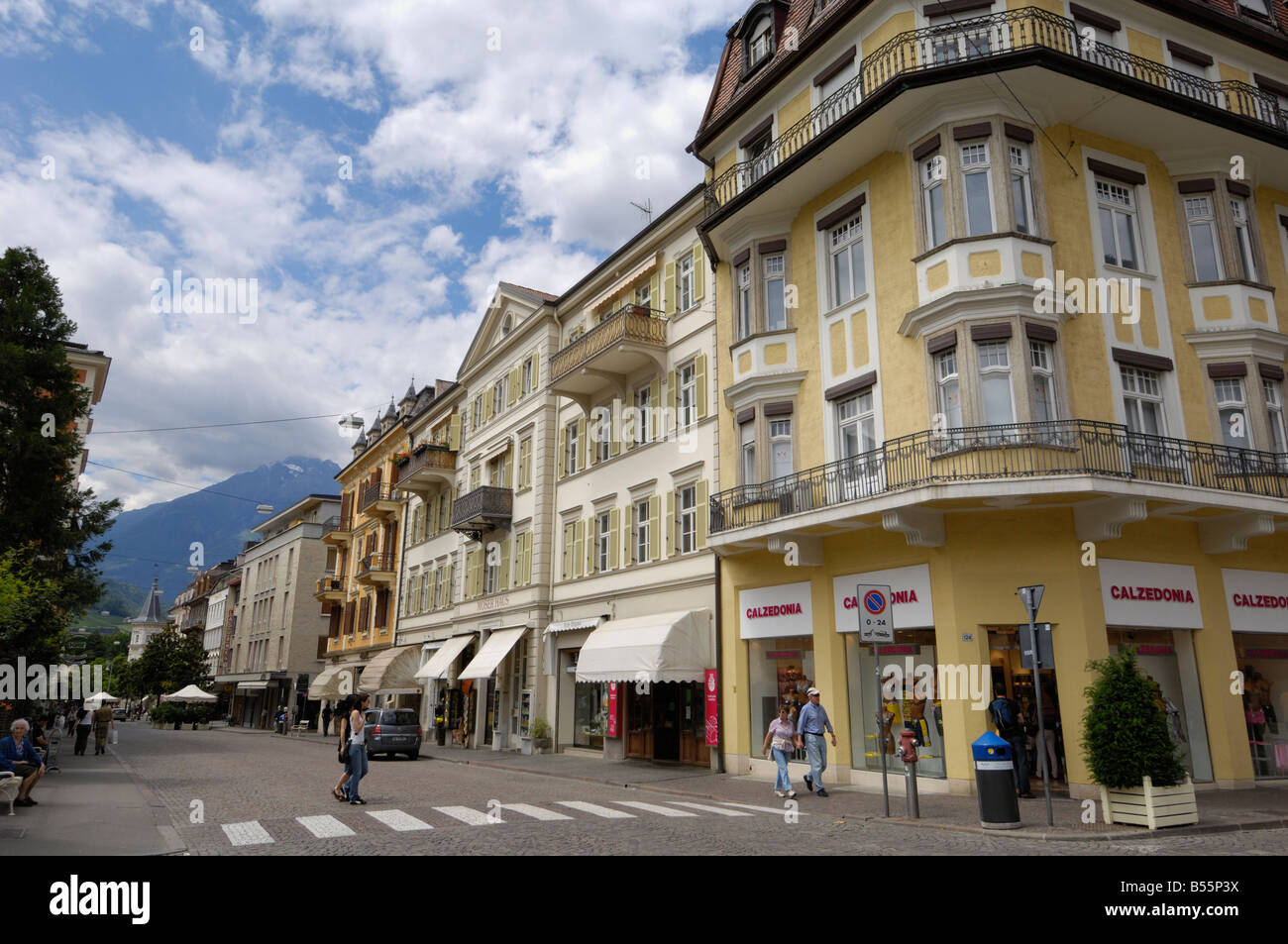 Merano, Meran, South Tyrol, Trentino - Alto Adige, Italy Stock Photo