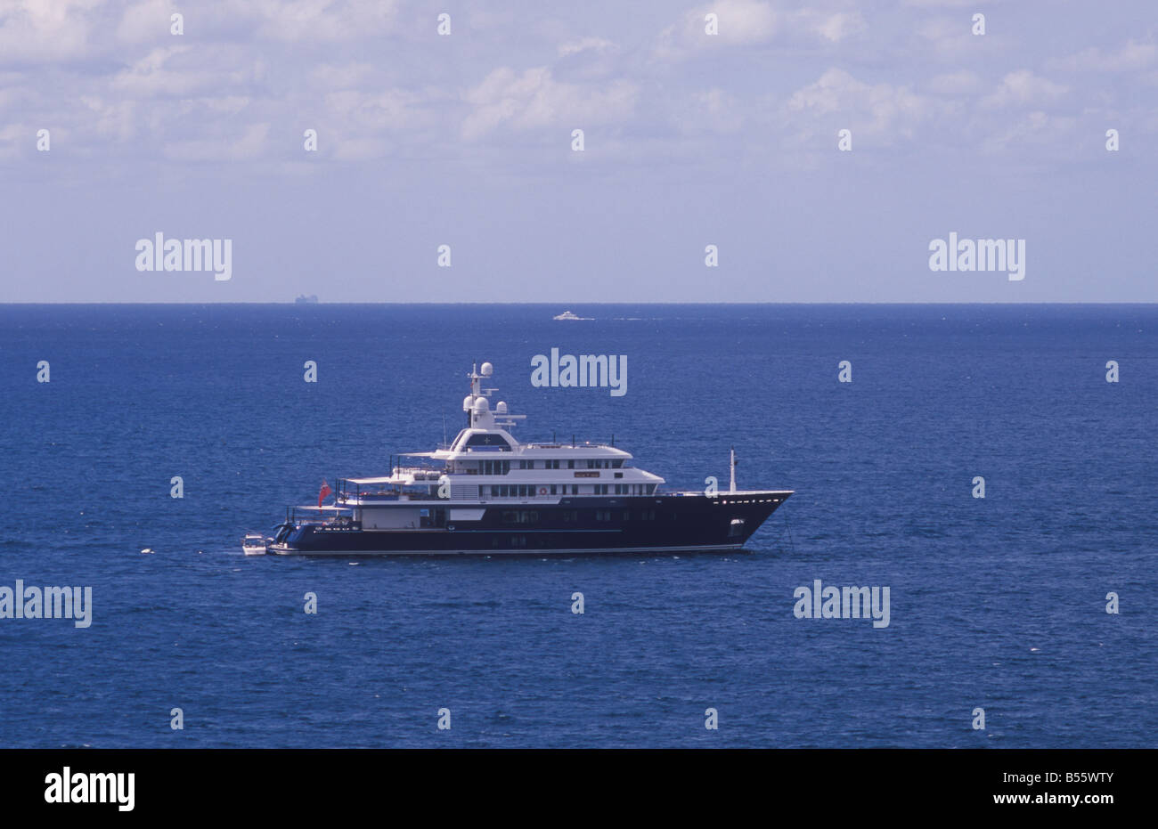 Polar Star Superyacht at anchor near the Bay of Santa Ponsa South West  Mallorca Majorca Balearic Islands Spain Stock Photo - Alamy