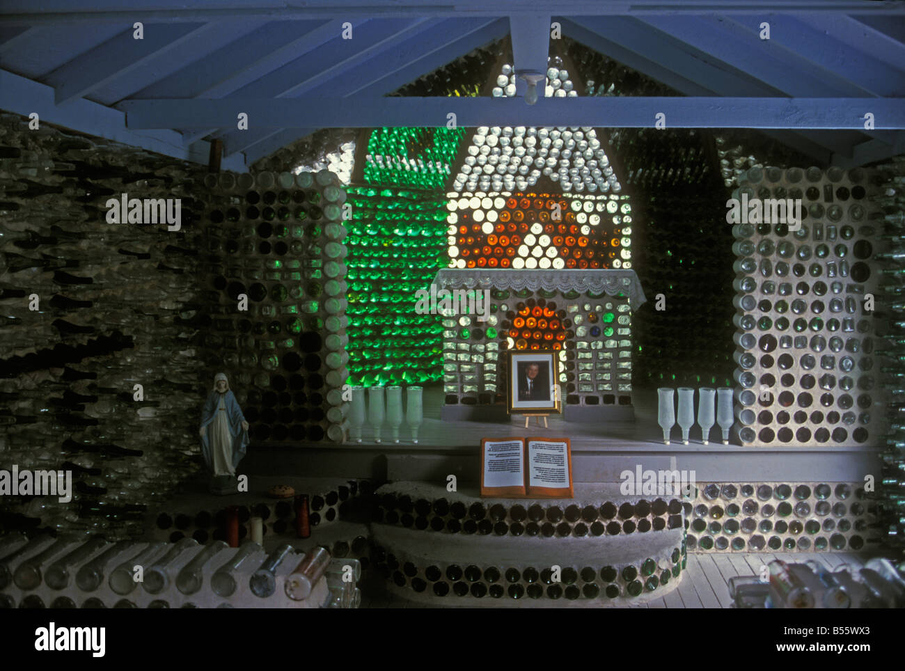 Bottle houses CapEgmont Prince Edward Island Stock Photo Alamy