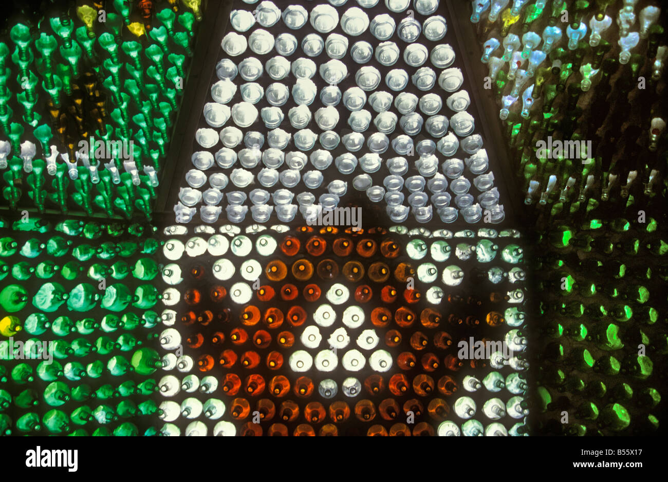 Bottle houses CapEgmont Prince Edward Island Stock Photo Alamy