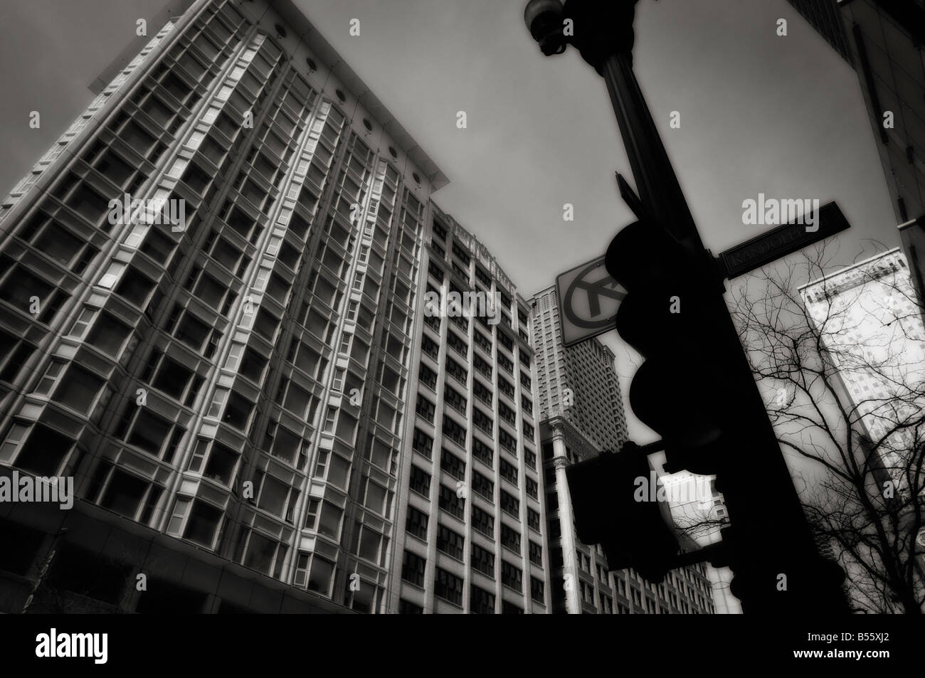 Chicago the loop buildings hi-res stock photography and images - Alamy