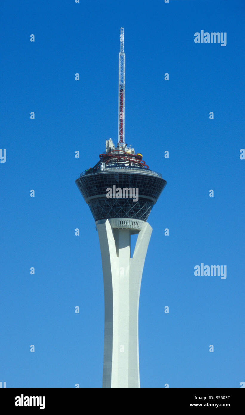 Stratosphere Tower in Las Vegas Nevada USA Stock Photo