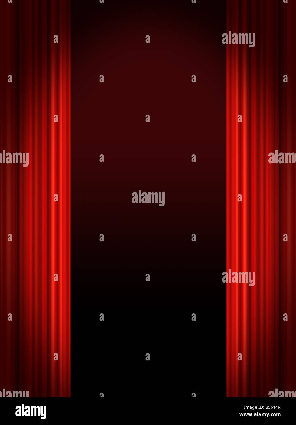 Theatre curtains or Theater curtains Stock Photo - Alamy