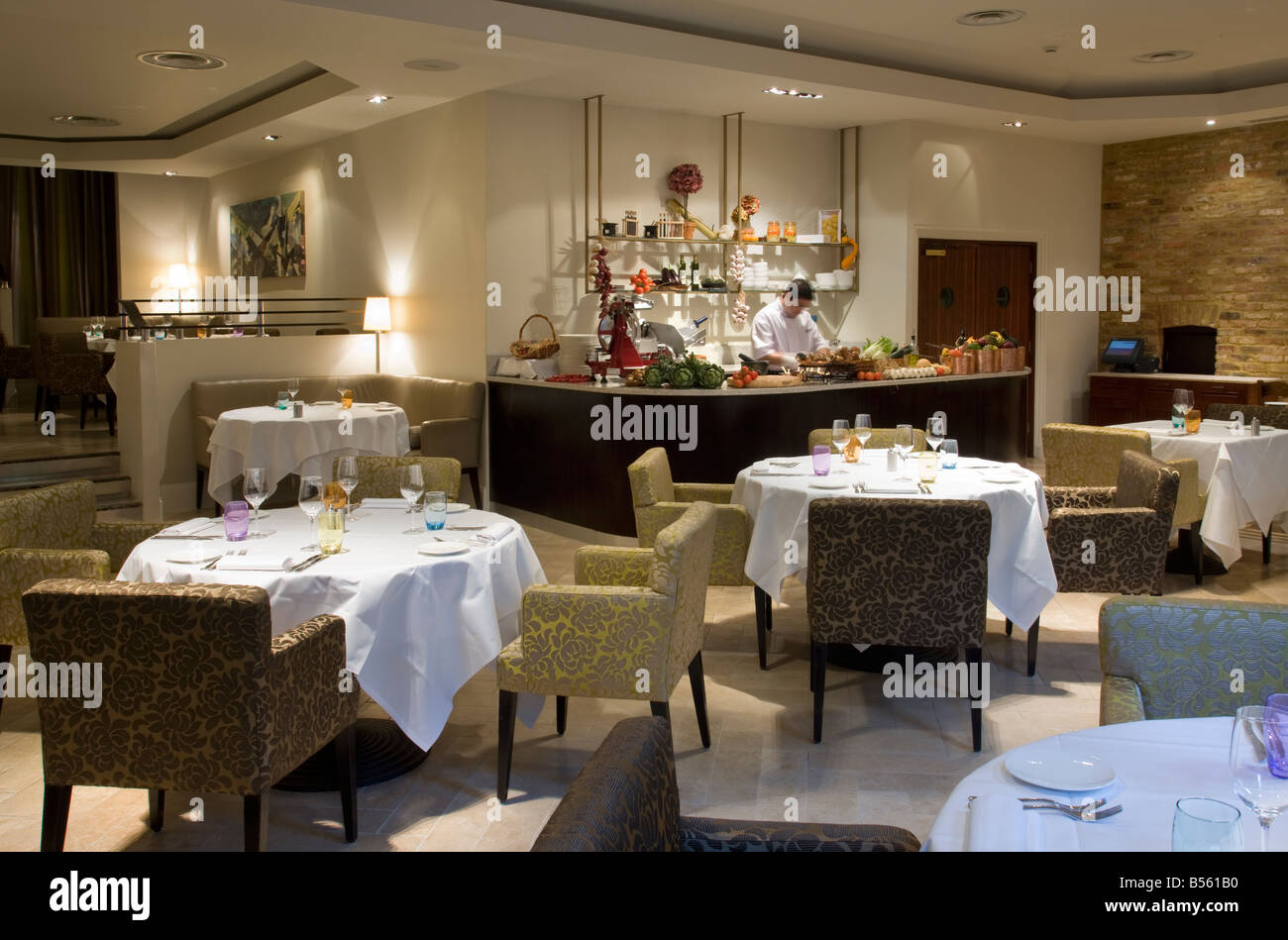 Avista Restaurant Mayfair London Stock Photo Alamy