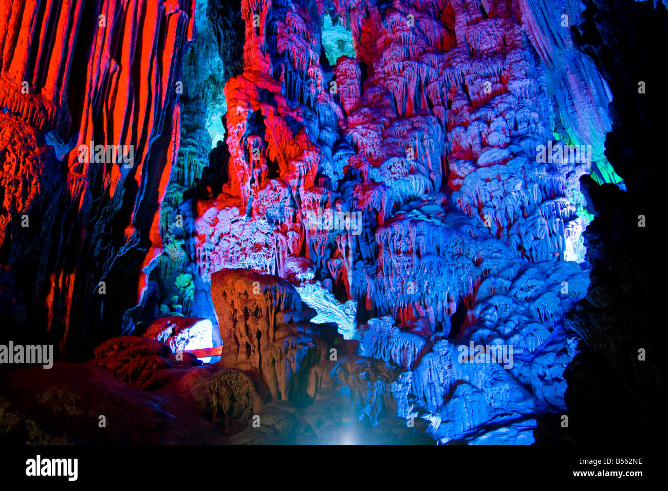 Reed Flute Caves, Guilin, China Stock Photo Alamy