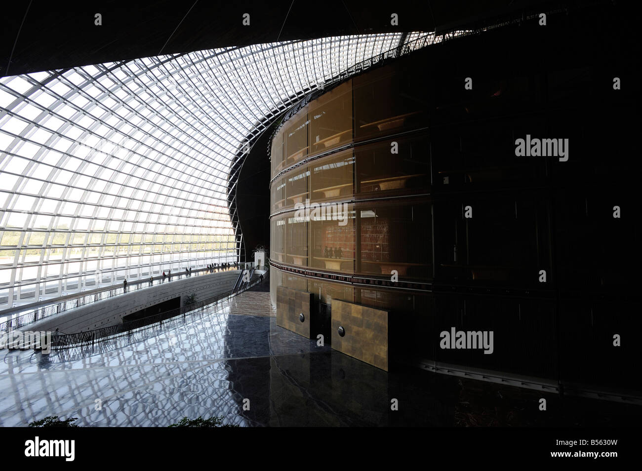 The National Grand Theatre in Beijing, China. 24-Oct-2008 Stock Photo