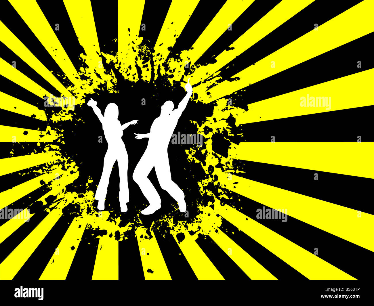 Grunge dancingabstract background Stock Photo