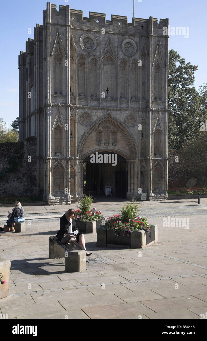 Abbey Gate Bury St Edmunds Suffolk England Stock Photo