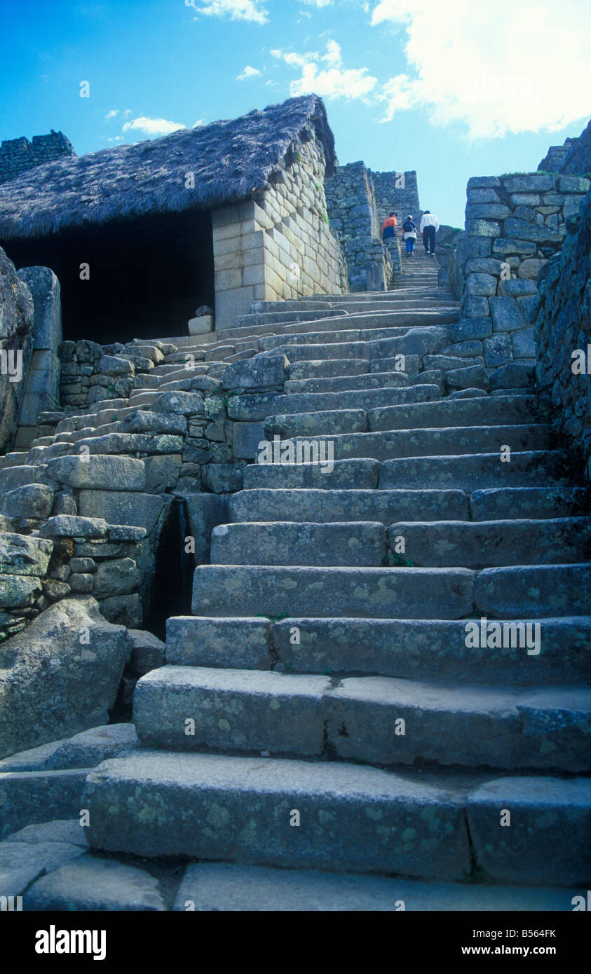 Stairs machu picchu mountain hi-res stock photography and images - Alamy