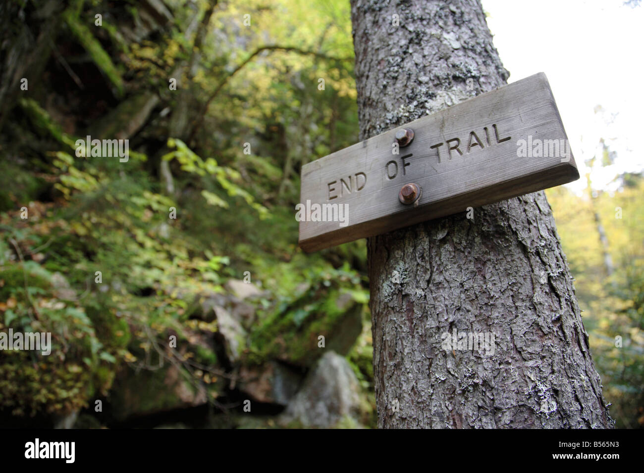 Devil s Hopyard during the autumn months Located in the White Mountains New Hampshire USA Stock Photo