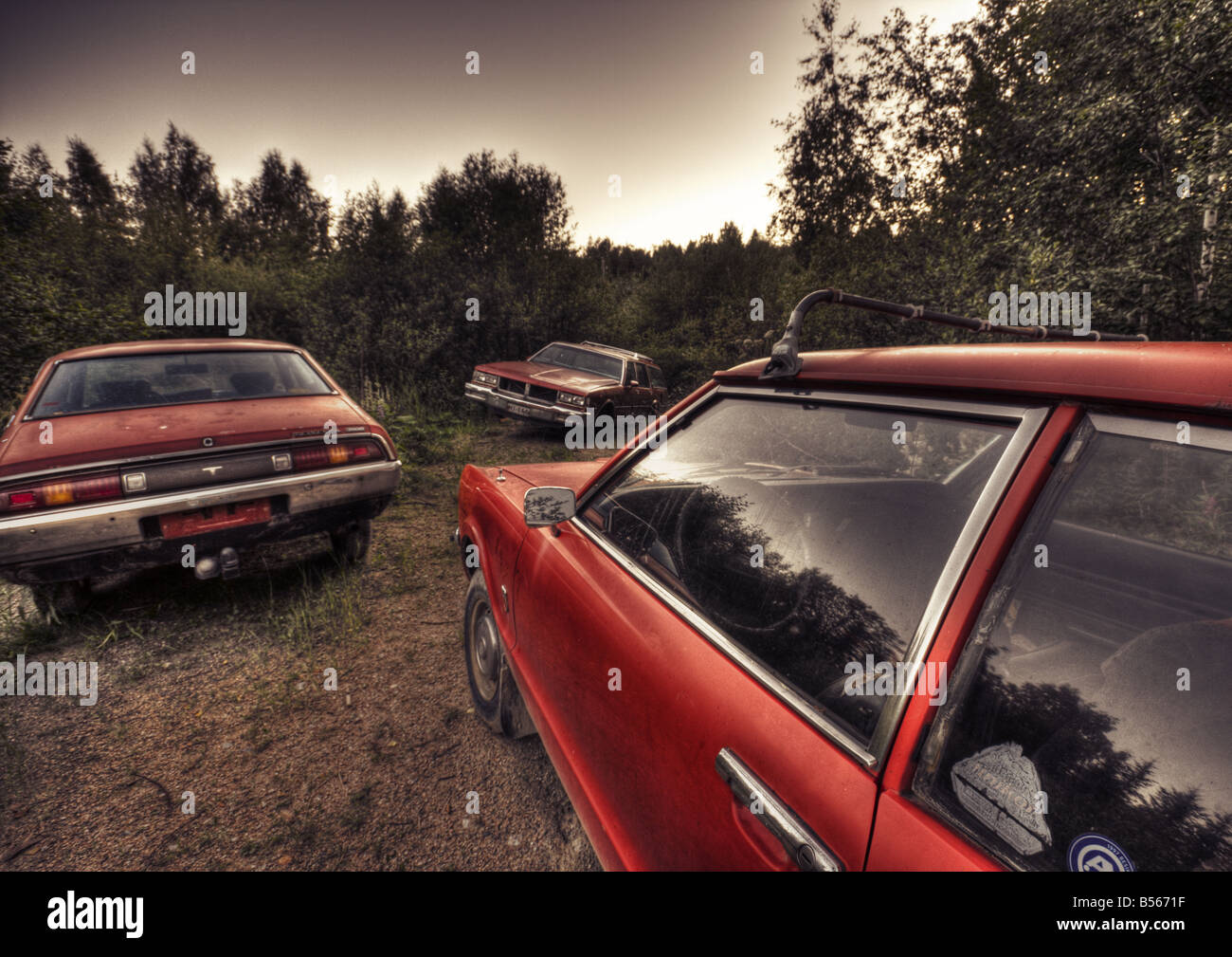 Old cars Stock Photo