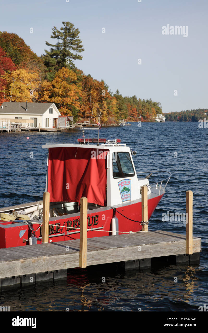 Lake Sunapee during the autumn months Located in Newbury New Hampshire