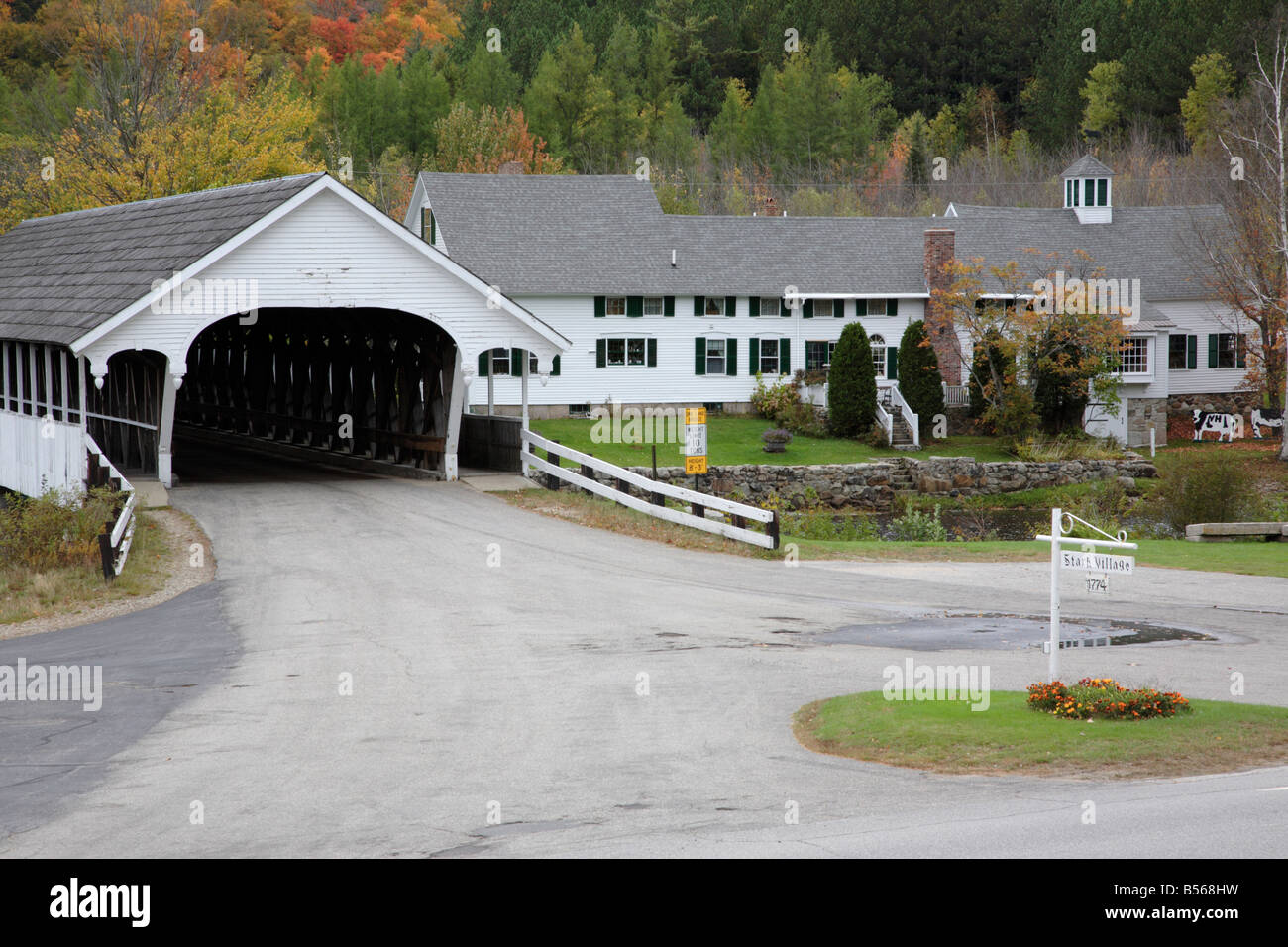 Stark Village during the autumn months Located in the historical
