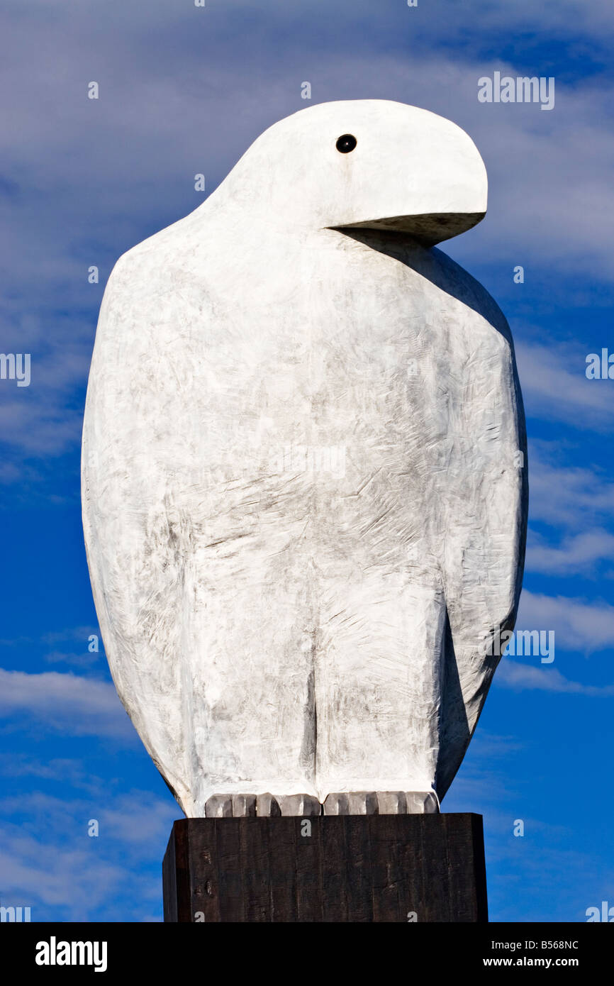Melbourne Sculptures / The Eagle Sculpture in Melbourne Victoria Australia. Stock Photo