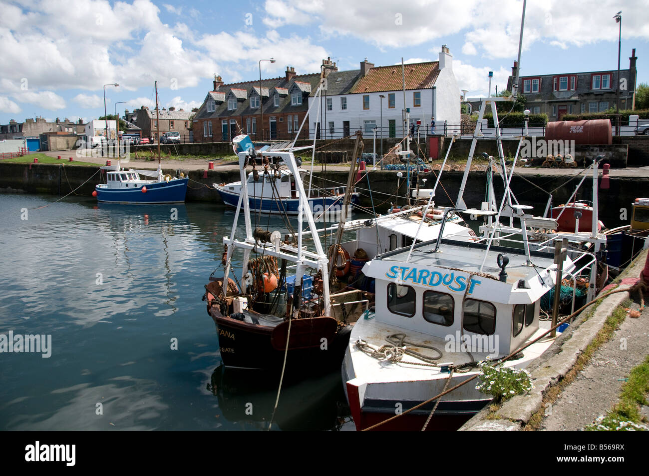 Port Seton Harbour East Lothian Scotland Stock Photo Alamy