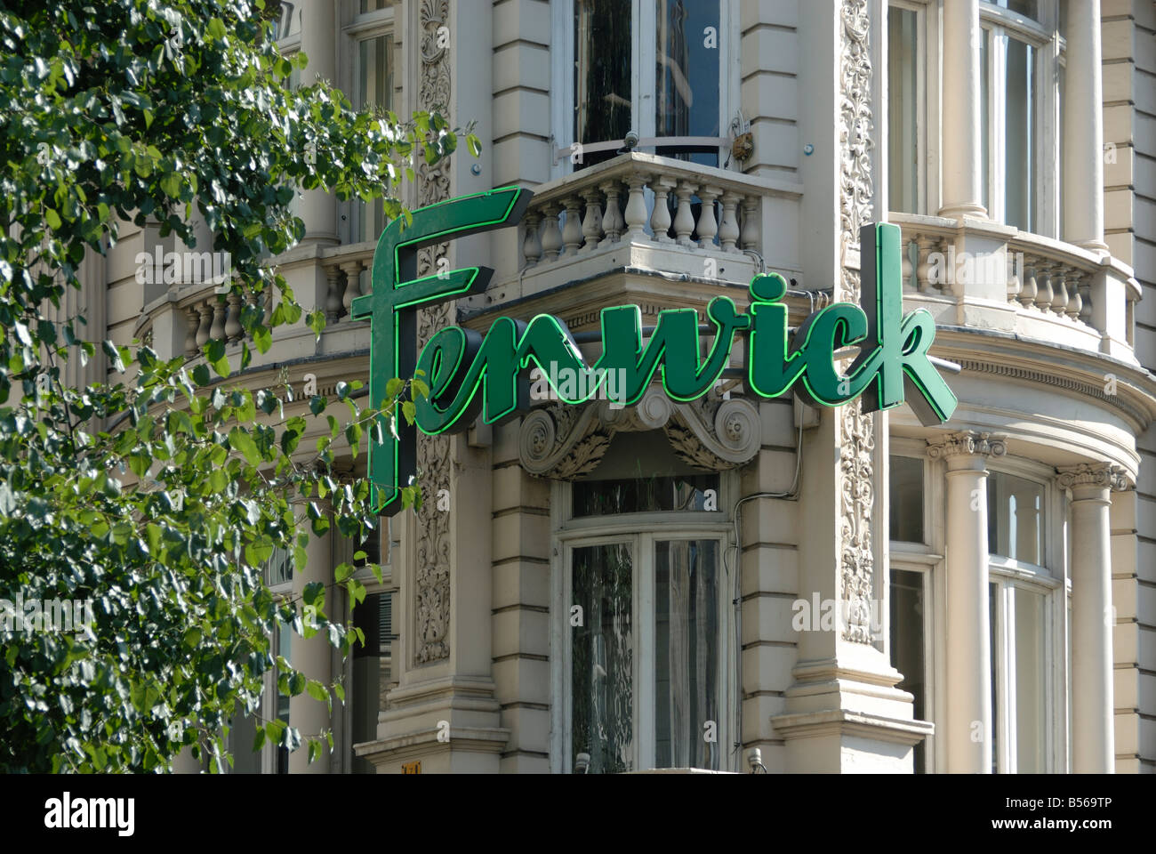Fenwick Department store, London Stock Photo