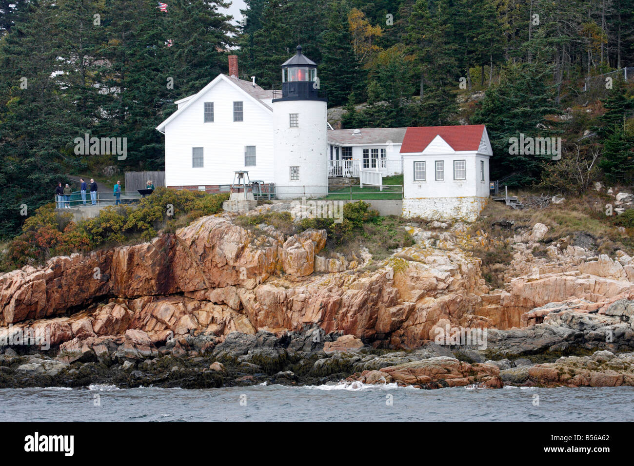 Bass Harbor Lighthouse near Bar Harbor, Maine USA Stock Photo Alamy