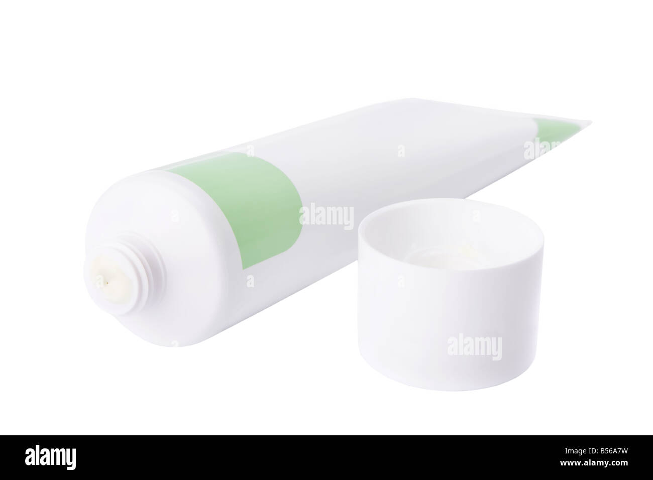 Ointment tube isolated on a white background Stock Photo