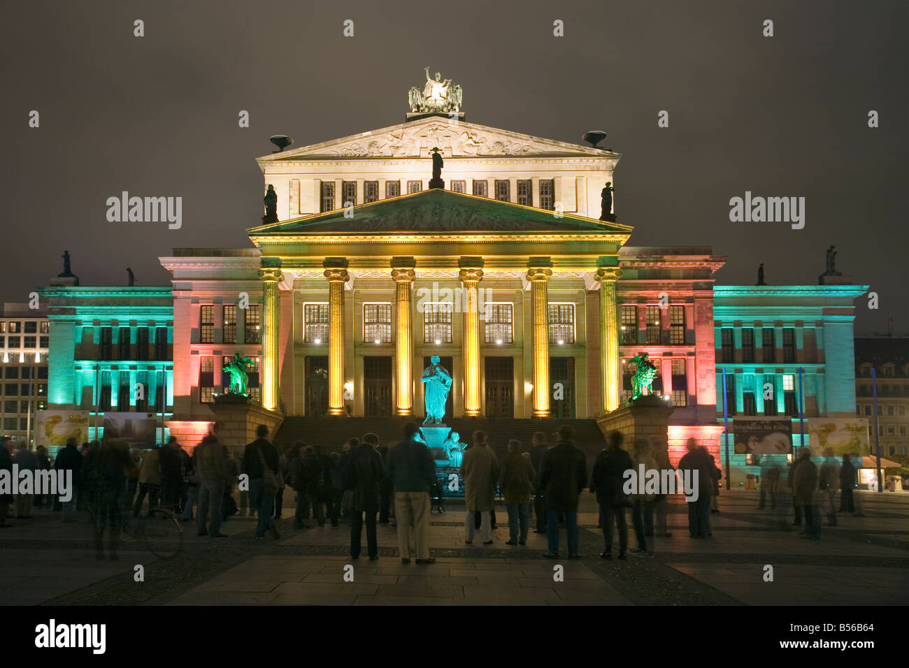 Konzerthaus, Gendarmenmarkt, Berlin, Germany, Festival of Lights Stock Photo