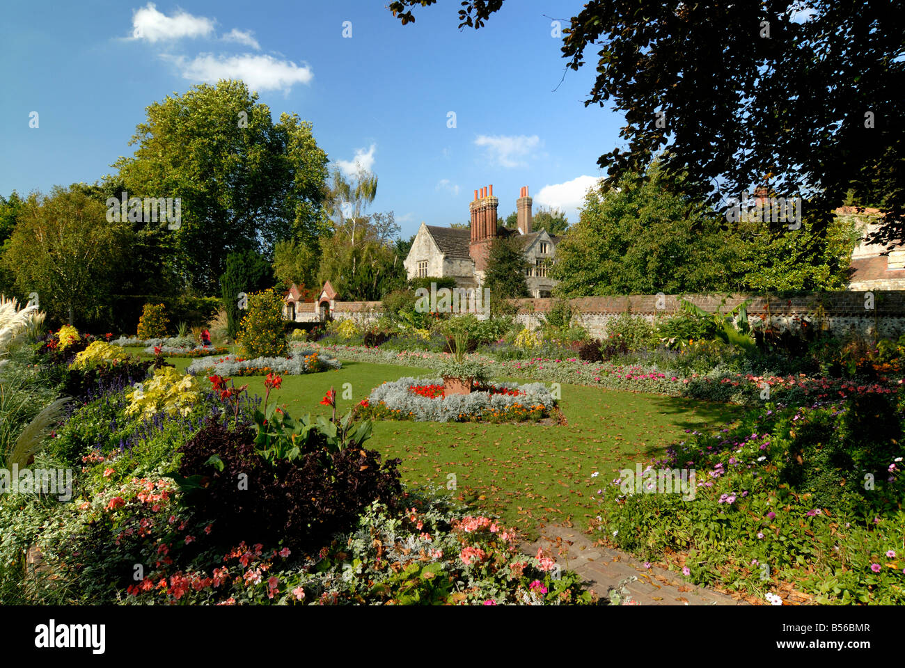 The Garden at Southover Grange Lewes East Sussex Stock Photo