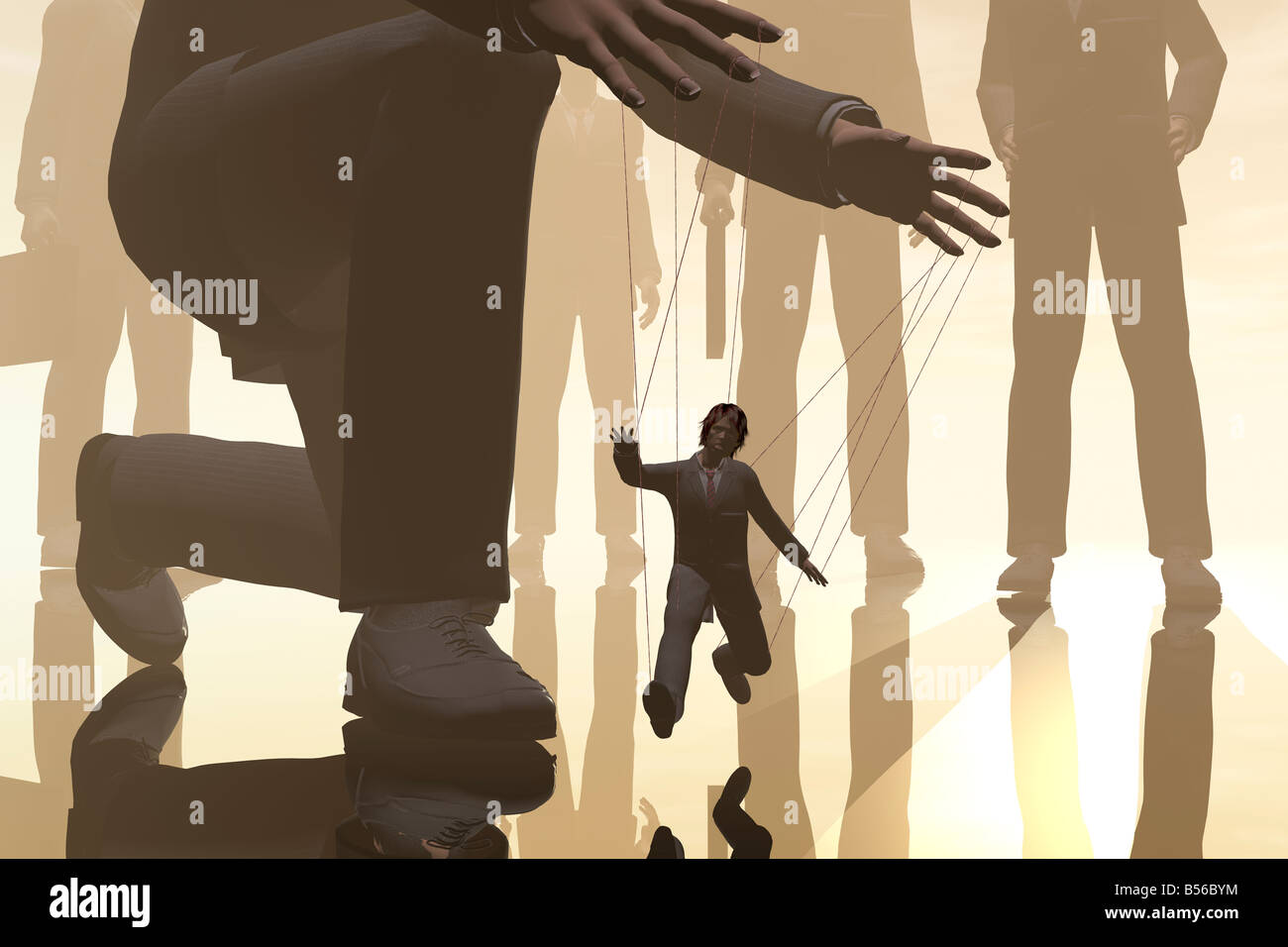 Puppet on a string Stock Photo Alamy