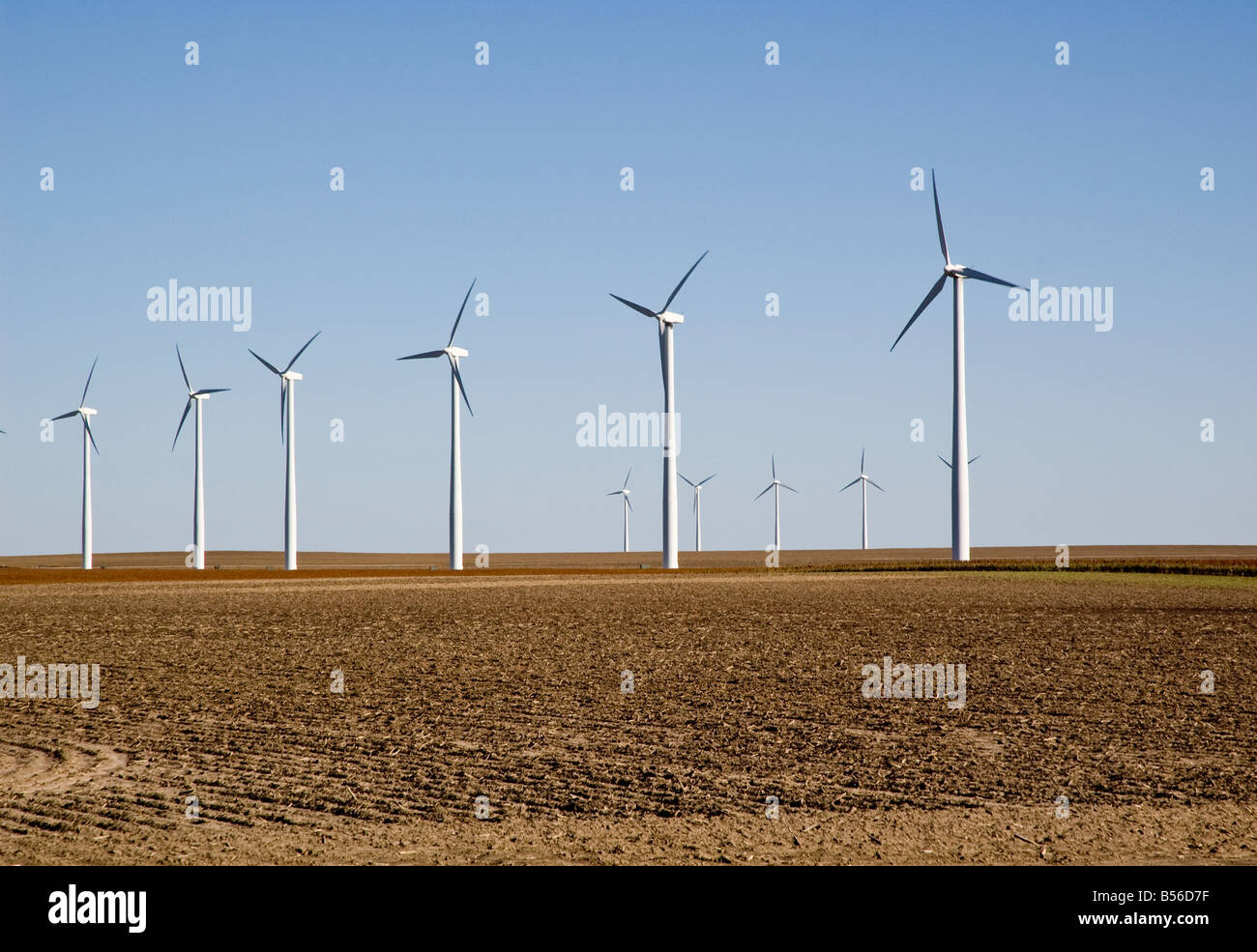 Wind Turbines, Dodge City, Kansas, USA Stock Photo Alamy