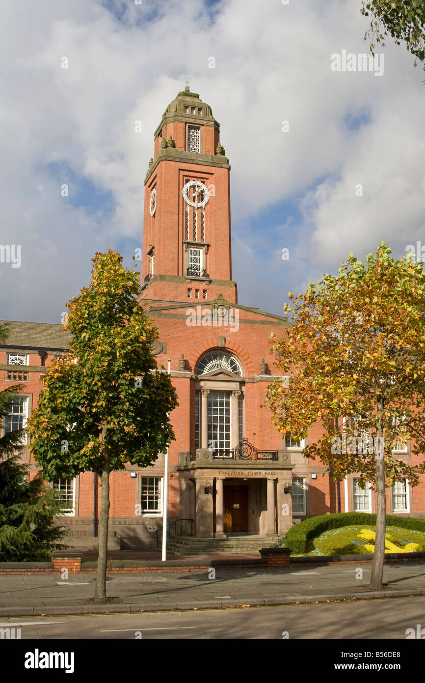 Town Hall, Trafford, Manchester, UK Stock Photo Alamy