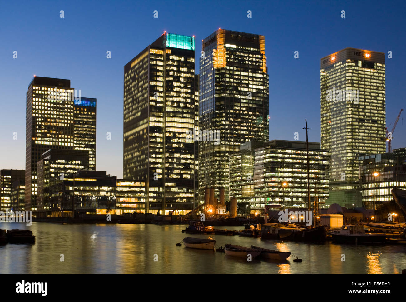 Canary Wharf - Docklands - London Stock Photo - Alamy