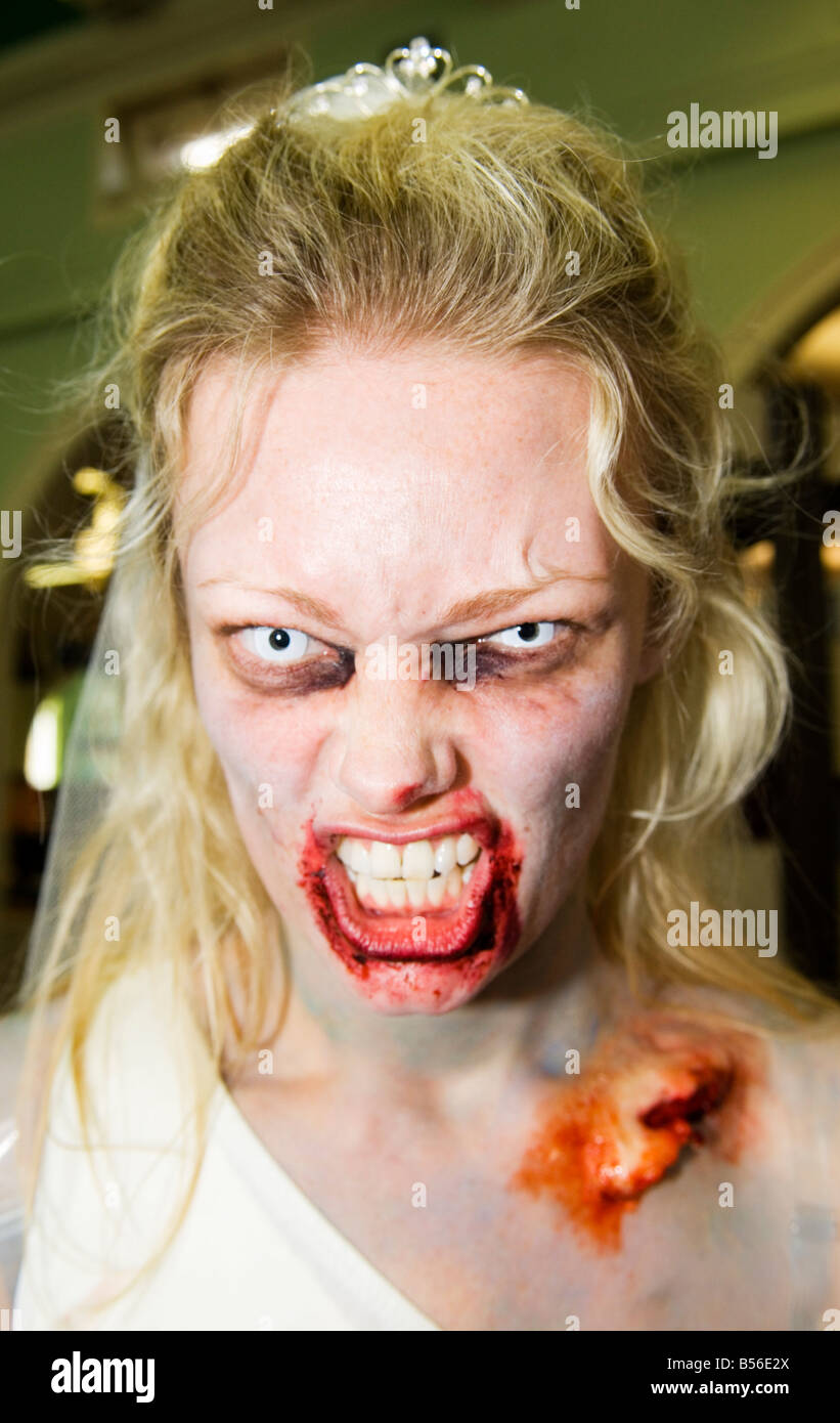 Zombie walk Stock Photo