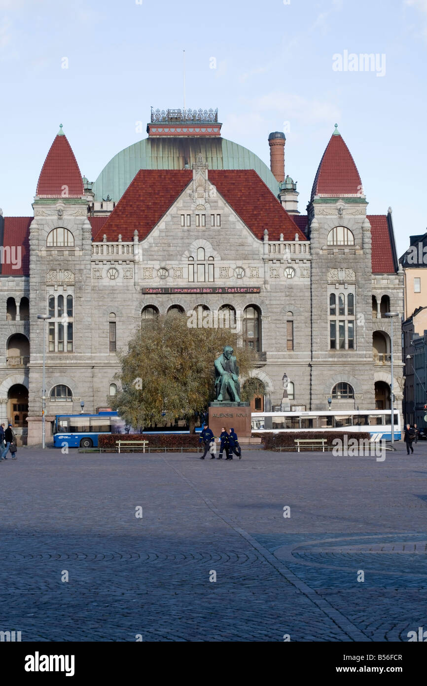 The Finnish national theatre in Helsinki Finland Stock Photo - Alamy
