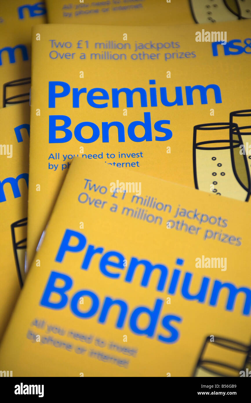 Premium Bonds Stock Photo