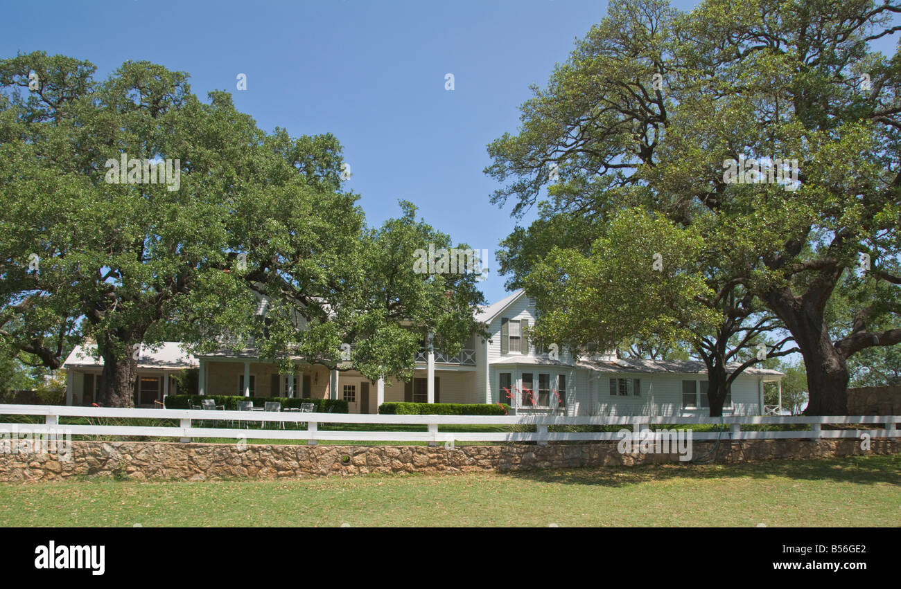Texas Hill Country Stonewall Lyndon B Johnson National Historical Park Ranch House Texas White