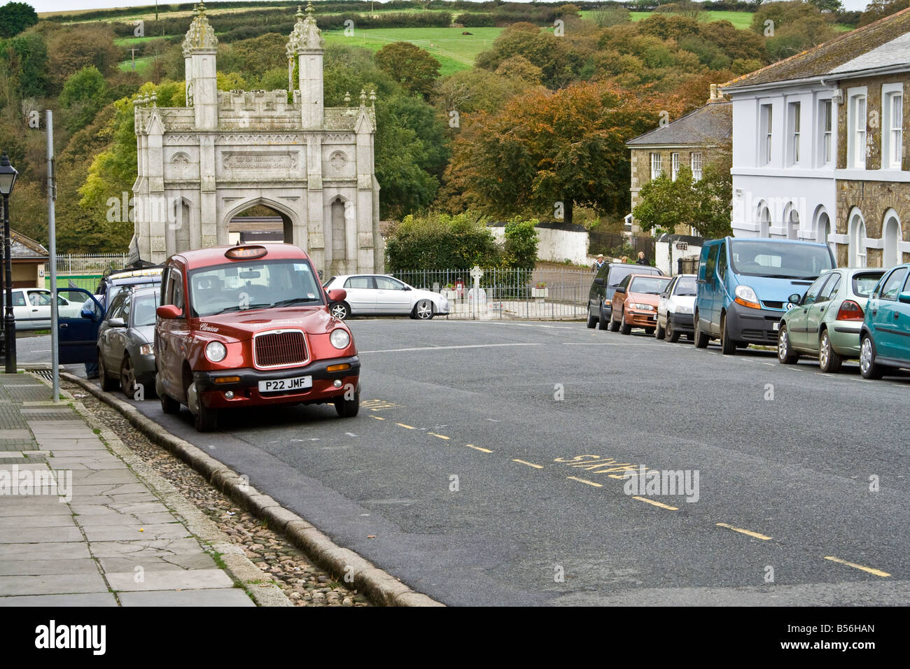 Helston, Cornwall, UK. Stock Photo
