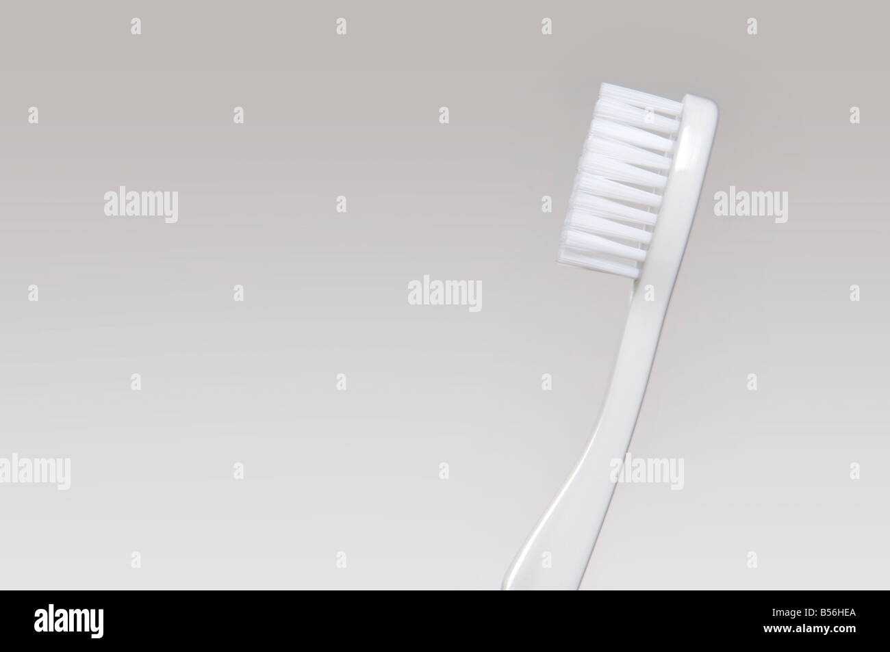 White Toothbrush On White Background Stock Photo - Alamy