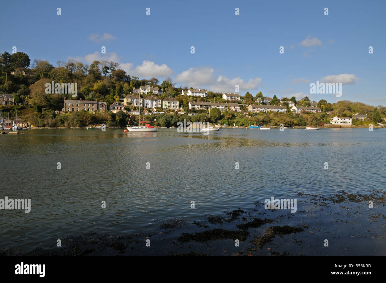 Malpas, near Truro, Cornwall, England Stock Photo Alamy